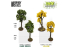 Green Stuff 4642 Feuillage lierre miniature - Érable Jaune - Large 1/35