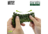 Green Stuff 4638 Feuillage lierre miniature - Érable vert foncé - Large 1/35