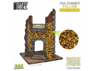 Green Stuff 4635 Feuillage lierre miniature - Chêne Jaune - Petit 1/72