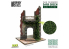 Green Stuff 4631 Feuillage lierre miniature - Chêne vert foncé - Petit 1/72