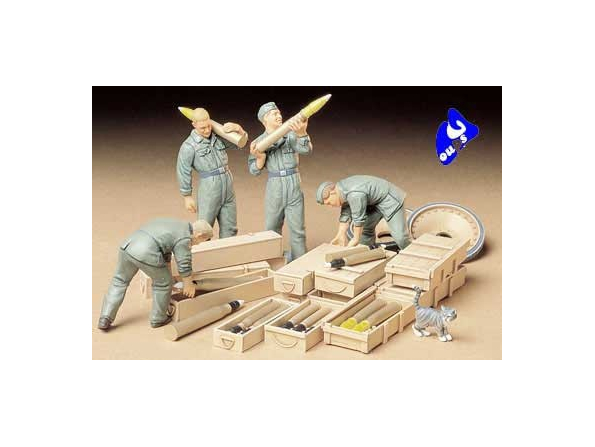 tamiya maquette militaire 35188 German Tank Ammo-Loading Crew