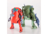 HASEGAWA maquette 64527 Mechatro Wego Bottoms Collaboration Series Vol.1 « Scoop Dog et Kiriko » 1/35
