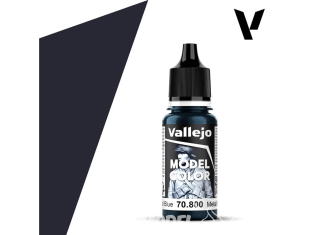 Vallejo Peinture Acrylique Model Color 70800 Gunmetal bleu 18ml