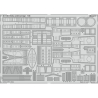 EDUARD photodecoupe avion 481140 Undercarriage B-24J Hobby Boss 1/48