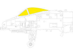 Eduard Express Mask EX1049 A-10C Great Wall Hobby 1/48