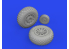 Eduard kit d&#039;amelioration brassin 672366 Roues diamond tread P-51D Eduard 1/72