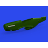Eduard kit d'amelioration brassin Print 672359 Echappements avec carénage P-51D Eduard 1/72