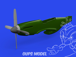 Eduard kit d'amelioration brassin Print 672361 Hélice Hamilton standard P-51D Eduard 1/72