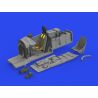Eduard kit d'amelioration brassin Print 672363 Cockpit P-51D-5 Eduard 1/72