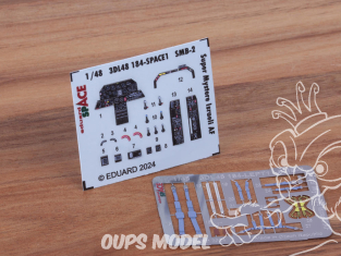 Eduard Space décalques 3D 3DL48184 SMB-2 Super Mystere Israeli AF Special Hobby 1/48