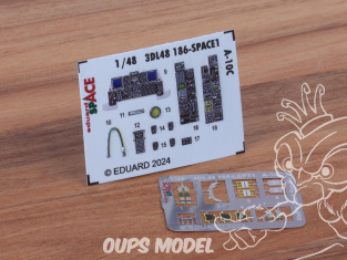 Eduard Space décalques 3D 3DL48186 A-10C Great Wall Hobby 1/48