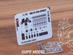 Eduard Space décalques 3D 3DL72038 F-15J MSIP Finemolds 1/72