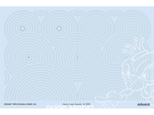 Eduard décalques ER32007 Rangées radiales triples 1/32