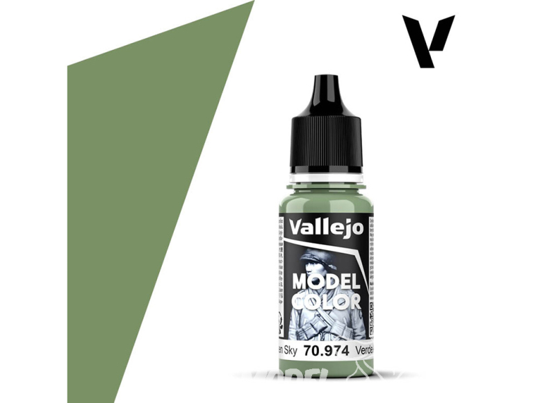 Vallejo Peinture Acrylique Model Color 70974 Vert bleu FS34373 - RAL6021 18ml