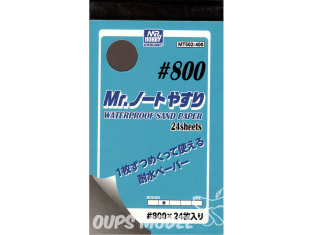Mr Hobby MT502 Mr.Waterproof papier a poncer grain 800