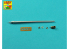 Aber 48L43 Fut de Canon 7,5cm KwK 42L/70 avec frein de bouche pour char allemand Sd.Kfz.171Panther 1/48