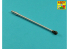 Aber 35L338 76,2 mm Ordonnance Q.F. 3 pouces. 17 RDP. Marc. Canon IV sans frein de bouche pour Sherman VC Firefly 1/35