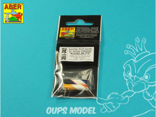 Aber 35L342 Deux canons allemands Flak 103 de 3 cm pour chars "Kugelblitz" kit Dragon et Takom 1/35