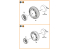 Clear Prop kit d&#039;amelioration avion CPA32009 Jeu de roues resine pour Lynx kits CP 1/32