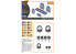 Clear Prop kit d&#039;amelioration avion CPA48033 Jeu de roues pour F-35A 1/48