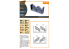 Clear Prop kit d&#039;amelioration avion CPA72119 Pots d&#039;échappement Me-410 B-1/U2/U4/R4 kits Finemolds 1/72