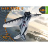 Clear Prop maquette avion CP4822 I-16 type 5 (in the sky of Spain late version) 1/48
