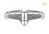 Clear Prop maquette avion CP4822 I-16 type 5 (in the sky of Spain late version) 1/48