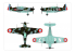 Dora Wings maquette avion DW72038 Morane-Saulnier MS.406C.1 Bataille de France 1/72