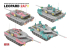 Rye Field Model maquette militaire 5109 Leopard 2A7V avec chenilles maillon par maillon Char de combat principal Allemand 1/35