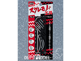Hasegawa outillage TL3 Set de scies en photodécoupe