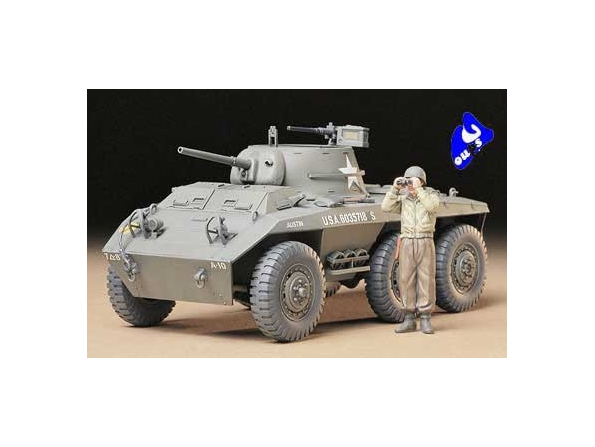 tamiya maquette militaire 35228 U.S. M8 Light Truck Greyhound