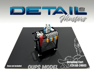 American Diorama figurine AD-24603 Details Masters - Figurine 3 Chariot de detailing 1/24