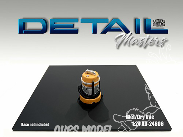 American Diorama figurine AD-24606 Details Masters - Set 6 Aspirateur à sec / à eau 1/24