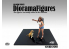 American Diorama figurine AD-24705 Diorama series - Figurine Auto stoppeuse avec chien 1/24