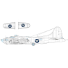 Eduard Express Mask EX1053 B-17F Insigne national US rounded Eduard 1/48