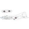 Eduard Express Mask EX1054 B-17F Insigne national US avec ligne rouge extérieur Eduard 1/48