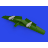 Eduard kit d'amelioration brassin Print 672375 Réservoir carburant 110gal P-51D Eduard 1/72