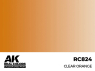 Ak interactive Real Colors RC824 Orange translucide - Clear orange 17ml