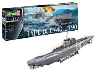 Revell maquette Bateau 5167 Sous-marin allemand Type IX C/40 (U190) 1/144