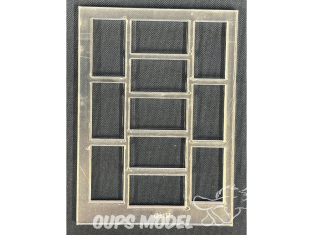 Vertigo LCA48007 Moule acrylique pour briques / pavés type 7 1/48