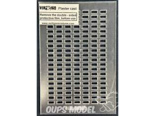 Vertigo LCA35012 Moule acrylique pour briques / pavés type 12 1/35