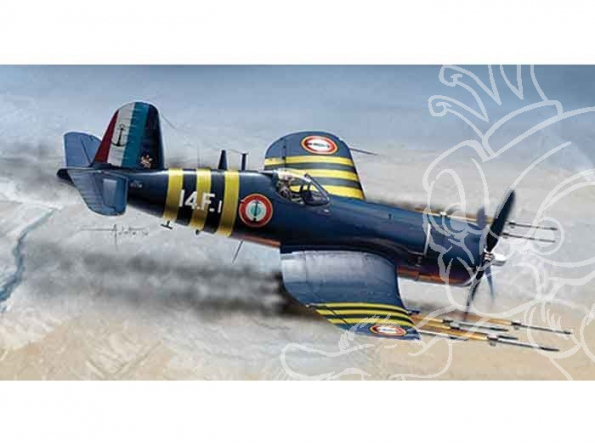 ITALERI maquette avion 1313 F4U-7 Corsair 1/72