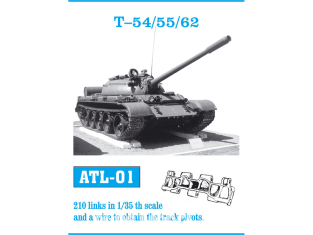Friul Model ATL-001 Chenilles métal T-54/55/62 1/35