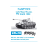 Friul Model ATL-008 Chenilles métal Panther Late Type 1/35