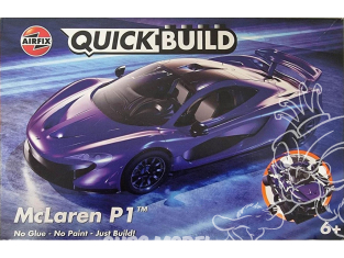 Airfix maquette voiture J6029 QUICKBUILD (idem que lego) McLaren P1 Purple