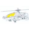 Eduard Express Mask JX328 AH-64A Early TFace Trumpeter 1/35