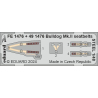 EDUARD photodecoupe avion FE1476 Zoom amélioration Bulldog Mk.II Airfix 1/48