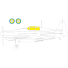 Eduard Express Mask EX1065 Morane-Saulnier MS 406.C1 TFace Dora Wings 1/48