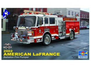 Trumpeter maquette camion pompier 02506 american lafrance 1/25