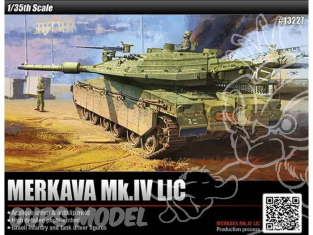 Academy maquette militaire 13227 MERKAVA MK.IV LIC 1/35